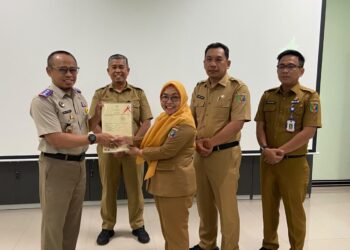 Dukung Percepatan Legalitas Aset Daerah, BPN Mesuji Hadiri Undangan Penyerahan Sertipikat Tanah Jalan Provinsi Lampung