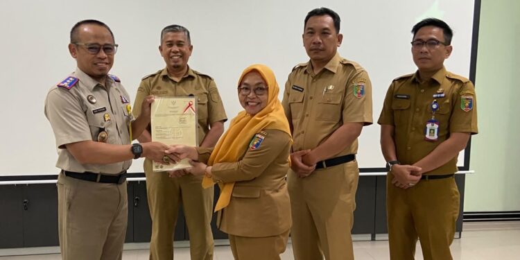 Dukung Percepatan Legalitas Aset Daerah, BPN Mesuji Hadiri Undangan Penyerahan Sertipikat Tanah Jalan Provinsi Lampung