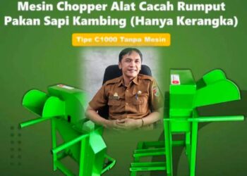 Puluhan Mesin Chopper Telah Disalurkan Ke Peternak, Siasati Pakan Hijau.