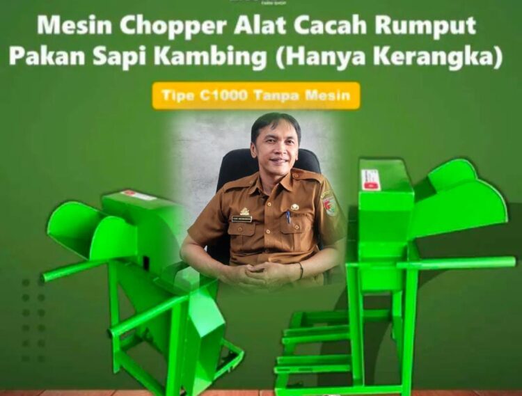 Puluhan Mesin Chopper Telah Disalurkan Ke Peternak, Siasati Pakan Hijau.