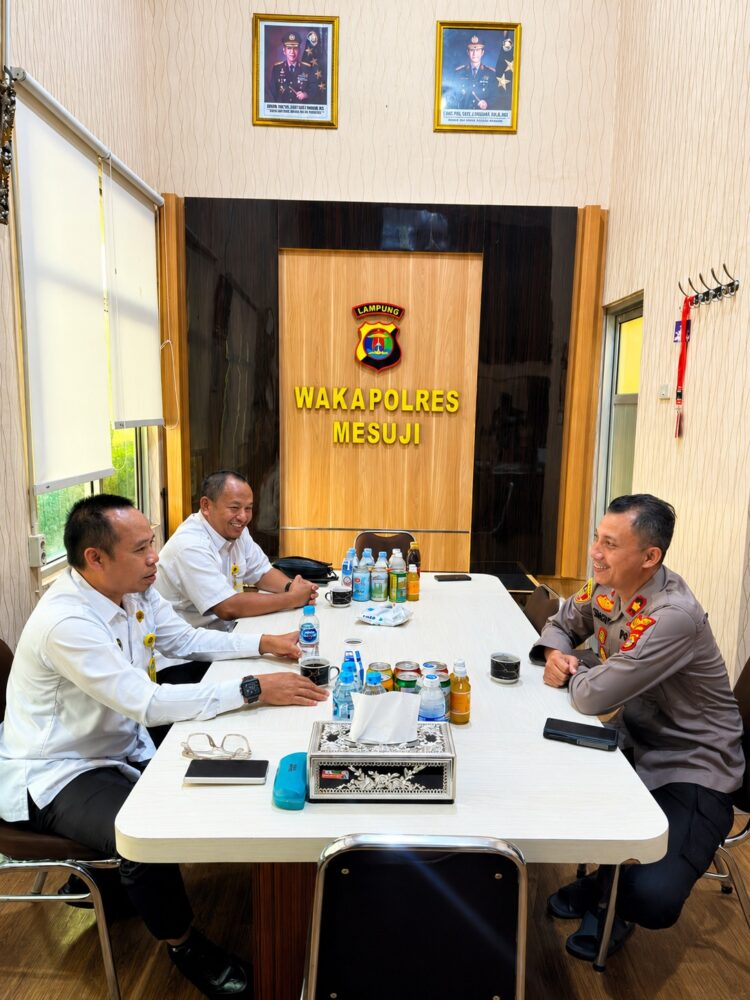 BPN Perkuat Sinergitas Dengan Polres Mesuji Dalam Penanganan Masalah Agraria dan Pertanahan