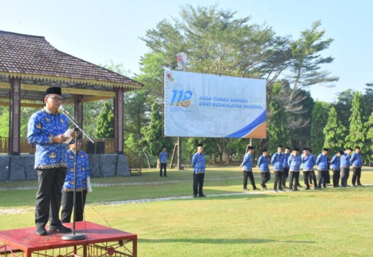 Apel Bulanan Asisten I Dorong ASN Tingkatkan Pelayanan Disemua Sektor