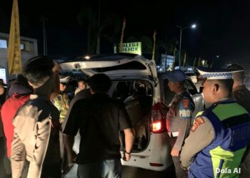 Cegah Tindak Kejahatan Jalanan, Polres Mesuji Rutin Gelar Patroli Malam