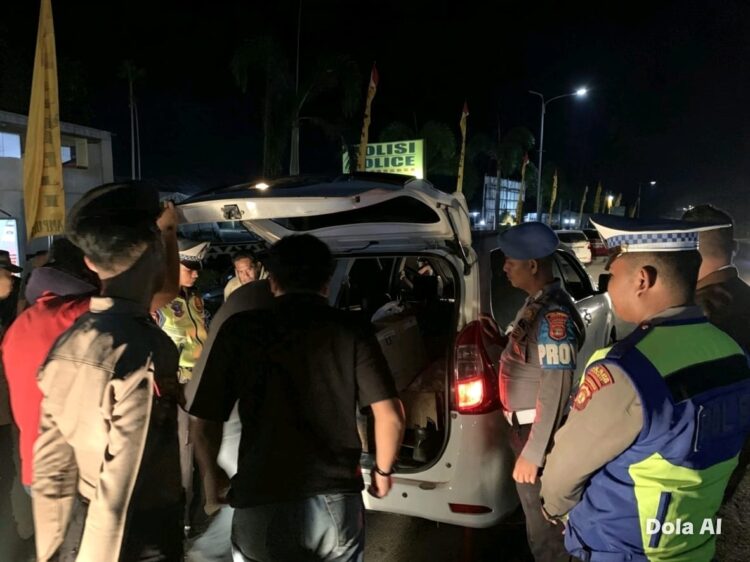 Cegah Tindak Kejahatan Jalanan, Polres Mesuji Rutin Gelar Patroli Malam