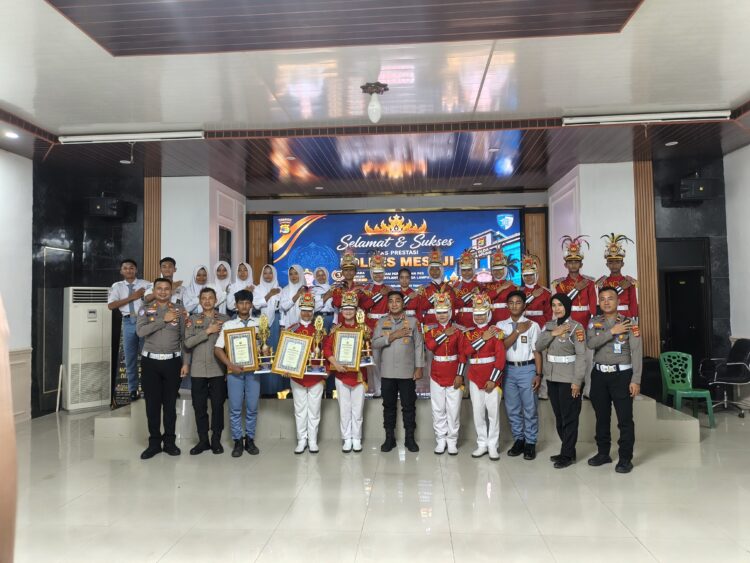 Kapolres Mesuji Apresiasi Prestasi Para Peserta Lomba PKS Tingkat SMP, SMA dan SMK