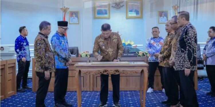 Wabup Tubaba Hadir Rakorda Optimalisasi Pemanfaatan Tanah