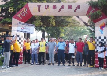 Novriwan Jaya Turut Hadir Olahraga Peringati Hari Bhayangkara ke 80