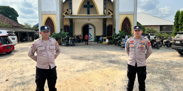 Dipimpin Waka Polres Mesuji, Personil Siaga Kompi III Gelar Patroli Menyeluruh dan Pengamanan Tempat Ibadah