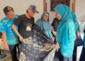 Ketua TP-PKK Tinjau Rumah Produksi Batik Tulis Khas Tubaba.