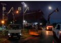 Jaga Keselamatan Warga Dishub Tubaba Gandeng BPTD Lampung Perbaiki Penerangan Jalan.