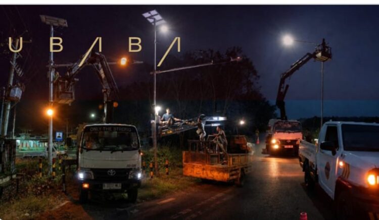 Jaga Keselamatan Warga Dishub Tubaba Gandeng BPTD Lampung Perbaiki Penerangan Jalan.