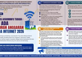 Siaran Pers : Diskominfo Tubaba Klaim Tidak Ada Kebocoran Anggaran Belanja Internet 2026
