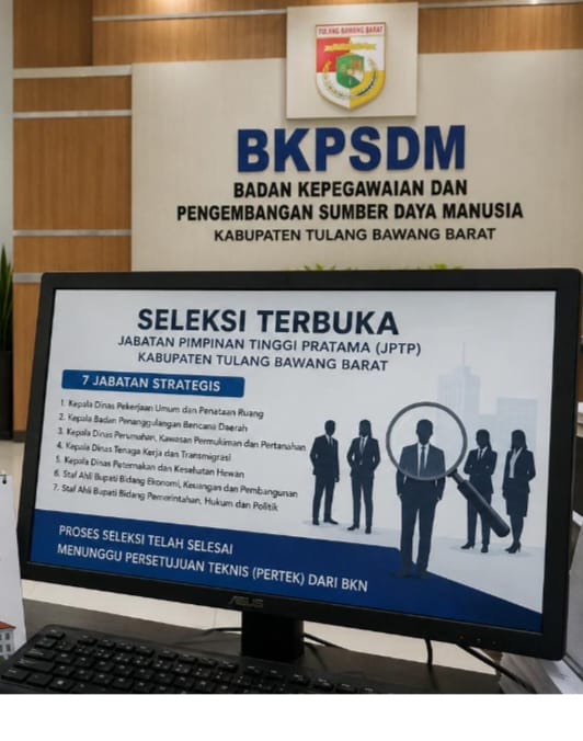 Pemkab Tubaba Tuntaskan Selter Untuk 7 JPTP, Tunggu Persetujuan BKN 3 Peserta Terbaik
