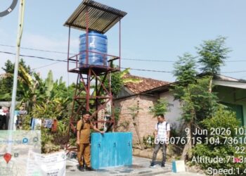 Tingkatkan Kesejahteraan Masyarakat, Pemdes Padang Ratu Bangun Dua Titik Sumur Bor