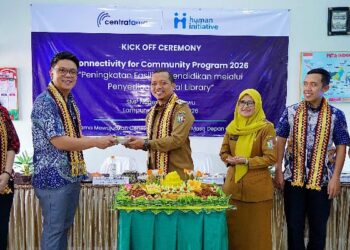 SMPN 2 Pringsewu Terima Bantuan Perpustakaan Digital Senilai Rp500 Juta
