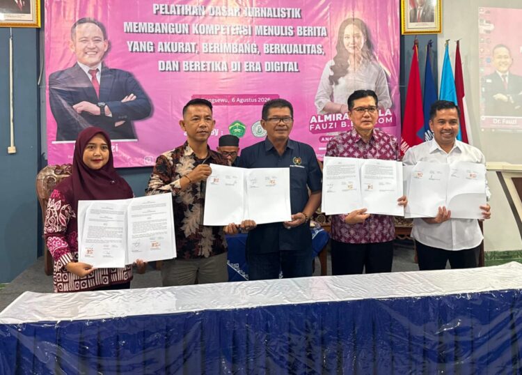 Empat Perguruan Tinggi Teken MoU dengan PWI Pringsewu, Perkuat Kompetensi Jurnalistik dan Literasi Media