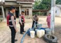 Kemarau, Polres Mesuji Salurkan Bantuan Air Bersih Untuk Warga Desa Labuhan Permai