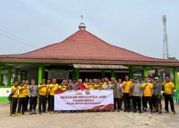 Wujudkan Lingkungan Bersih, Jajaran Polres Mesuji Kembali Laksanakan Gerakan Indonesia Asri