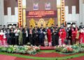 Bupati Pringsewu Hadiri Rapat Paripurna Istimewa DPRD Mendengarkan Pidato Kenegaraan Presiden RI