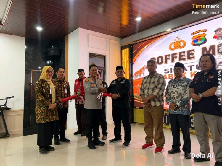 Gelar Coffe Morning Dengan Sabuk Kamtibmas, Begini Pesan Kapolres Mesuji