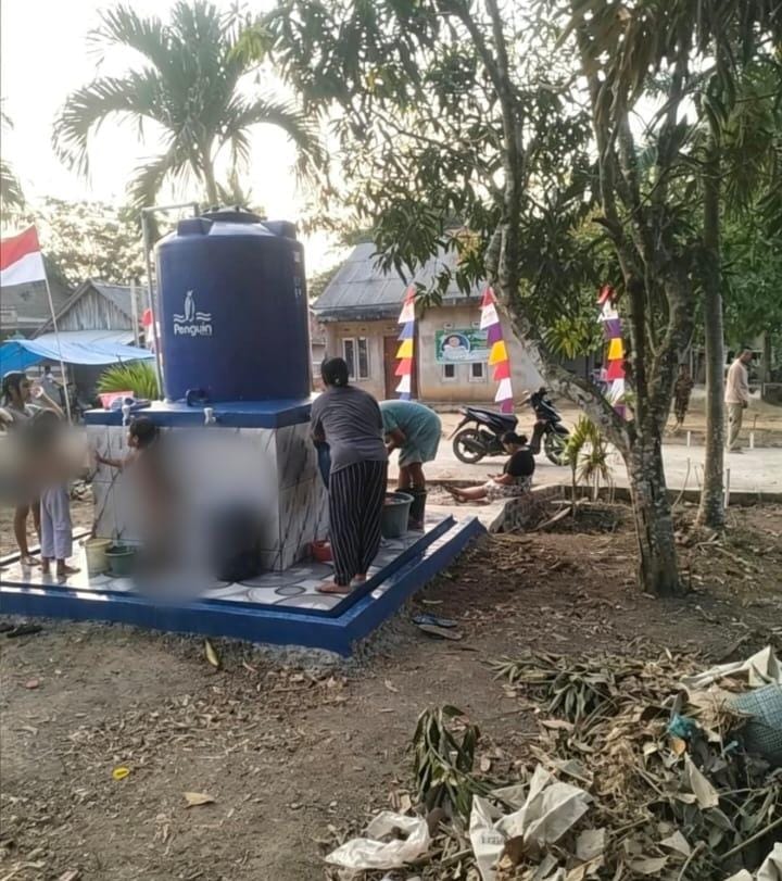 Wujud Kepedulian Nyata, Polri Beri Bantuan Sumur Bor Atasi Kekurangan Air Bersih di Desa Labuhan Permai