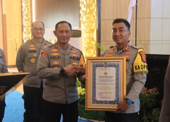 Polres Mesuji Raih Peringkat I Penyelesaian Perkara Terbanyak Se – Lampung Dari Kapolda Lampung