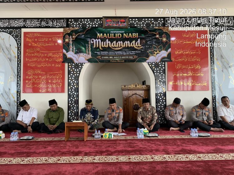 Peringati Maulid Nabi Muhammad SAW, Ini Pesan Kapolres Mesuji Untuk Jajaran