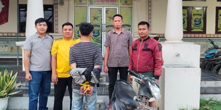 Modus Cari Rongsokan, Pria Asal Tuba Ini Diringkus Polisi Karena Curi Motor Warga
