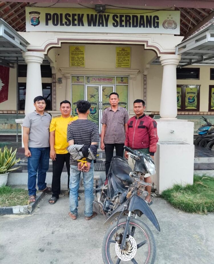 Modus Cari Rongsokan, Pria Asal Tuba Ini Diringkus Polisi Karena Curi Motor Warga