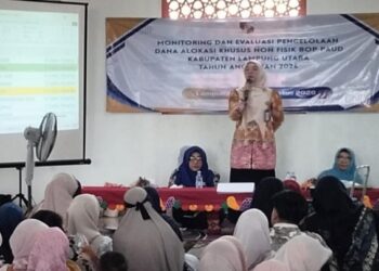 Dinas Pendidikan Lampura , Monitoring Dan Evaluasi Dana Bos 2026