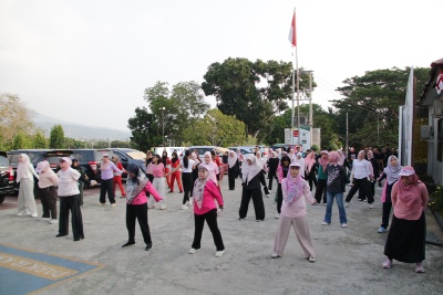 Jaga kebugaran tubuh, BPN Lamsel aktif kegiatan Body Welness