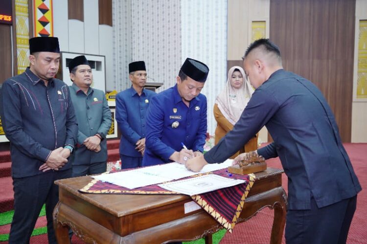 Nota Kesepakatan Perubahan KUA-PPAS Kabupaten Pringsewu Tahun 2026 Ditandatangani