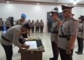 Kapolres Mesuji Pimpin Langsung Upacara Sertijab Kasat Samapta dan Kasat Lantas