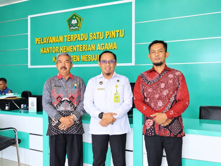 Kantor ATR/BPN Mesuji Berkolaborasi Dengan Kemenag, Guna Percepatan Sertipikasi Tanah Wakaf