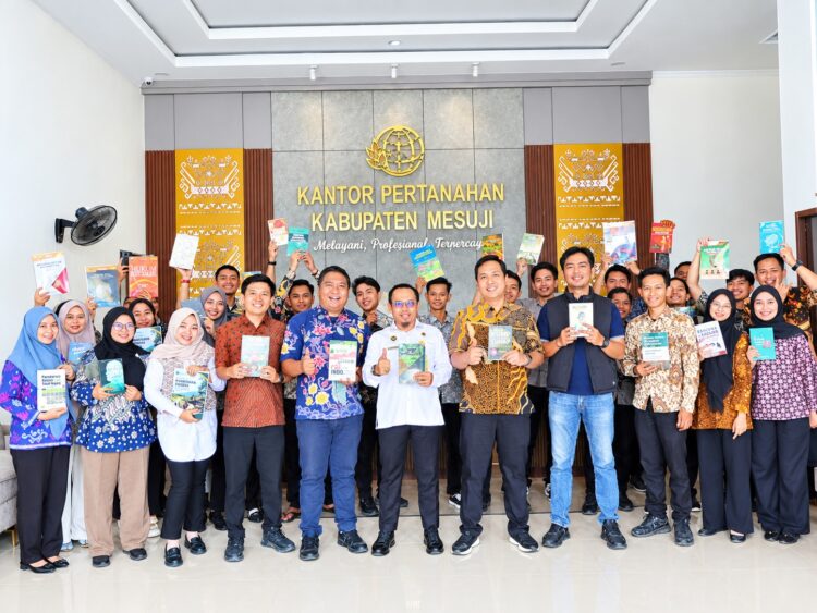 Kantor ATR/BPN Mesuji Launching Pojok Baca di Ruang Loket Pelayanan Pertanahan”