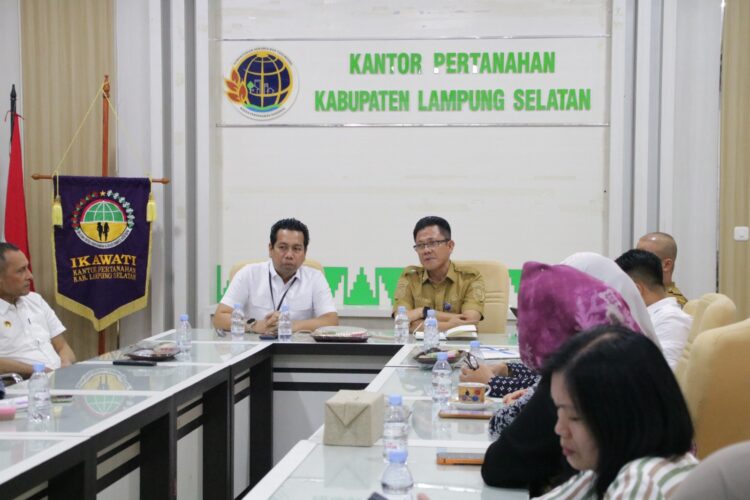 Kantor Pertanahan Kabupaten Lampung Selatan Gelar Rapat Persiapan Tindak Lanjut Implementasi Layanan PERINTIS 10 Hari