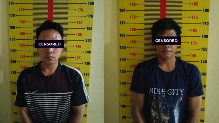 Polres Pringsewu Kembali Meringkus Dua Pria Terlibat Dalam Peredaran Narkotika Jenis Sabu.