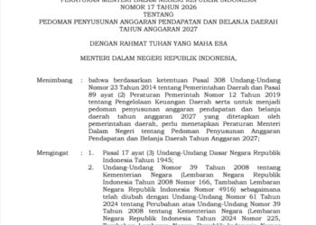 Permendagri No 17 Tahun 2027 Melarang Lembaga Vertikal TNI Polri Dan Kejaksaan Menerima Hibah Dari APBD