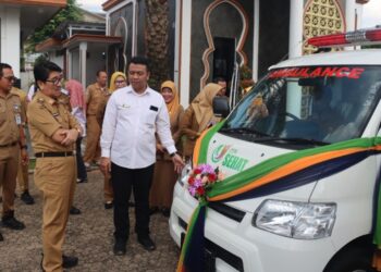 PT SGN Bunga Mayang Serahkan Bantuan Mobil Ambulan, Dukung Program Kesehatan Pemkab Lampura