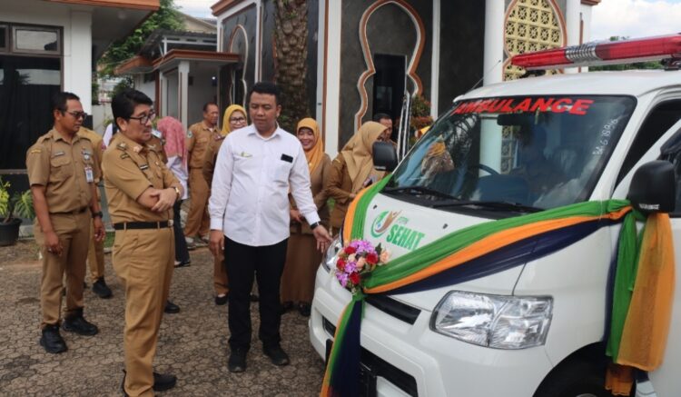 PT SGN Bunga Mayang Serahkan Bantuan Mobil Ambulan, Dukung Program Kesehatan Pemkab Lampura