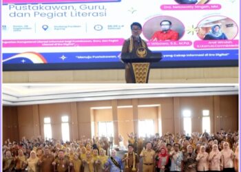 Tingkatkan Kompetensi, ‎Dinas Perpustakaan Lampung Utara Gelar Bimtek Literasi Informasi