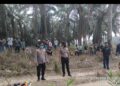 Tim Inafis Polres Mesuji Olah TKP dan Identifikasi Penemuan Jasad Wanita di Kebun Sawit