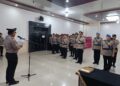 Polres Mesuji Gelar Sertijab Kasat Narkoba, Kasat Intelkam, dan Kasi Propam