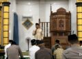 Serap Keluhan Warga, Kapolres Mesuji Gelar Subuh Keliling di Masjid Agung Al Muhajirin Simpang Pematang
